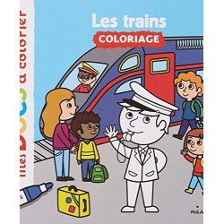 MES DOCS A COLORIER : LES TRAINS  - 1