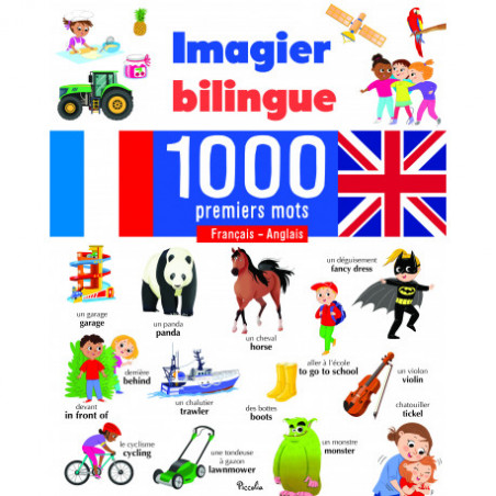 Français Anglais - Imagier bilingue 1000 PREMIERS MOTS